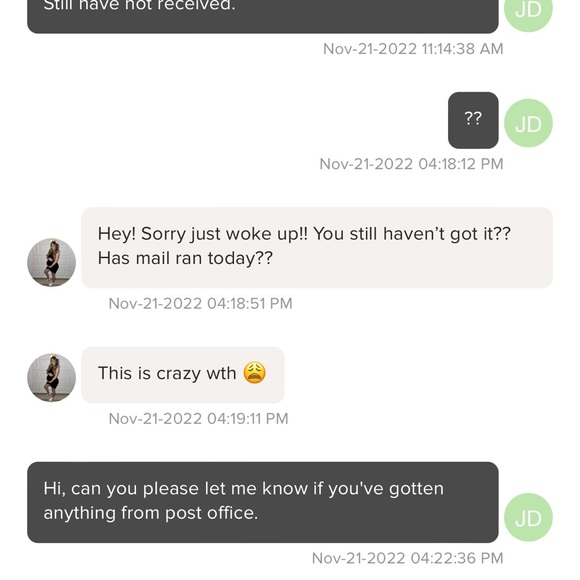 PLEASE BEWARE OF THE BELOW PERSON. I mailed in early Nov. have yet to receive. - Picture 5 of 10